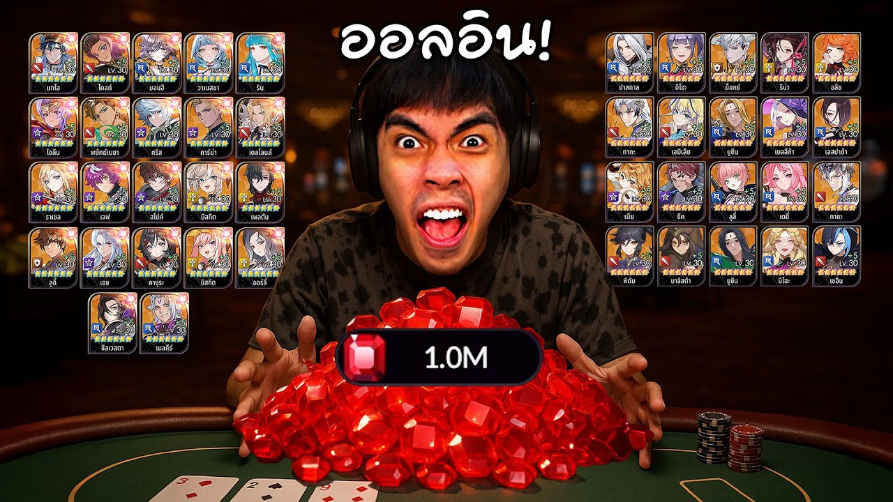 ออลอิน 1,000,000 รูบี้ ทำ C6 ทุกตัวในเกม | Seven Knights