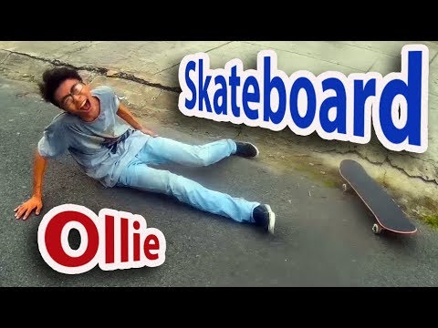 Video Skateboard / Ván trượt - Lần đầu tiên tập nhảy Ollie... - youtube