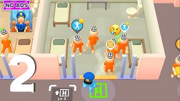 Prison Life: Idle Game Gameplay Walkthrough Part 2 - Level 7 ~ 9 (Android IOS)