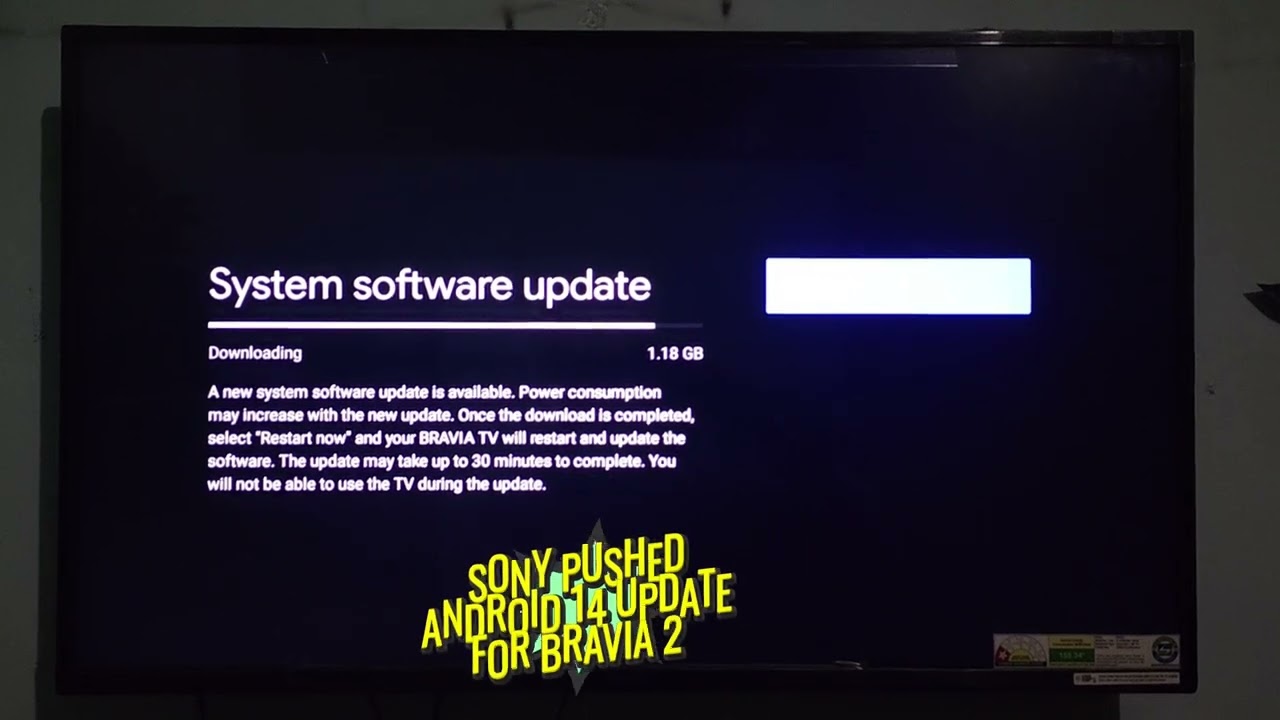 Sony Bravia 2 Series Gets Android 14 OTA Update! 📺🚀 | Techno Avnesh