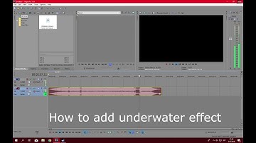 Sony vegas pro 13 |UNDERWATER EFFECT TUTORIAL (EASY!)