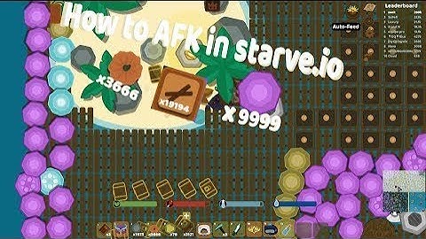 Starve.io (Zook video repload) - How to afk for 12 hours! 400k new high score.