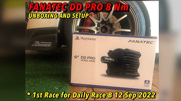 FANATEC DD PRO Playstation with Quick Release - unboxing and setup