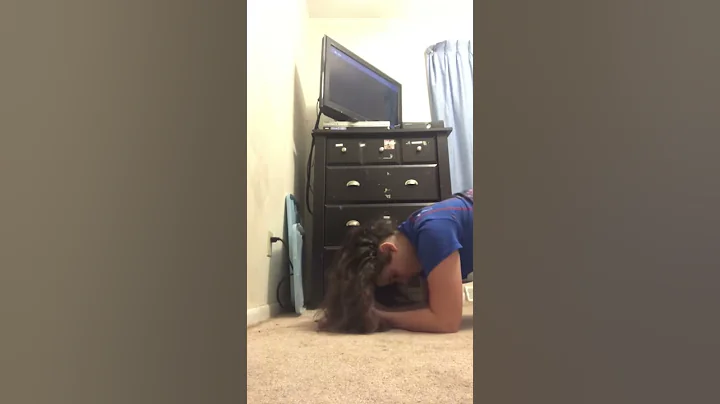 Girl doing gymnastics