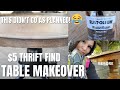 Old Table makeover | First time trying this technique  | Farmhouse DIY projects | Cheap Thrift finds