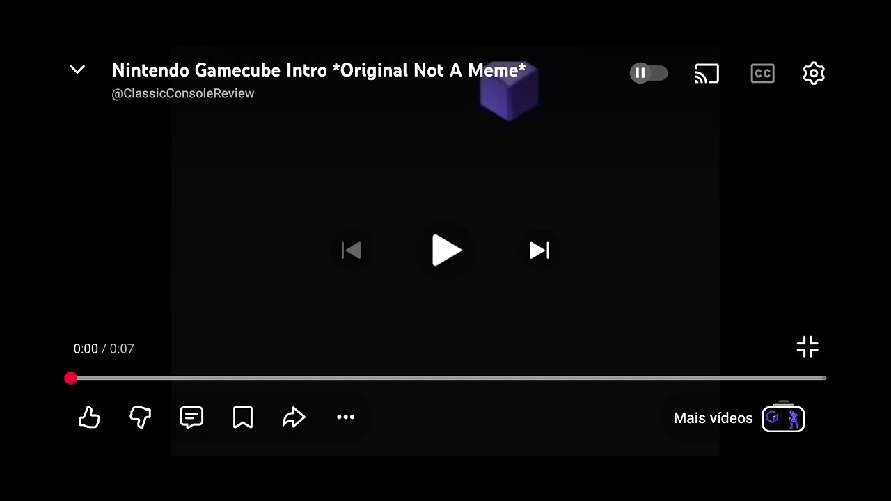[Обнаружены субтитры] @MattTheBadOfficalYT - Реакция на вступительный ролик GameCube