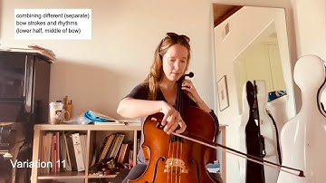 11. Combining different (separate) bow strokes & rhythms: Sevcik Op.3, Variation 11
