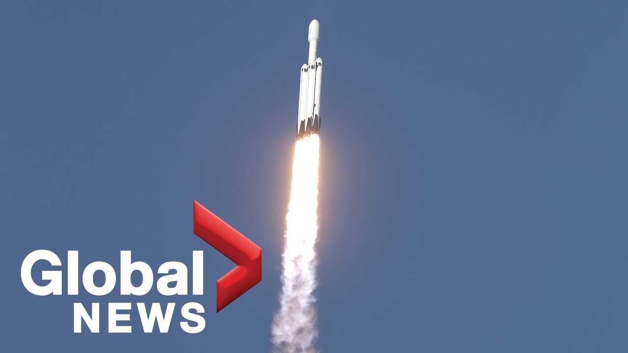 SpaceX Falcon Heavy rocket launch - YouTube