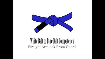 Straight Armlock Attack From Guard - W2B Instructional Video for Competency CSC Video #22