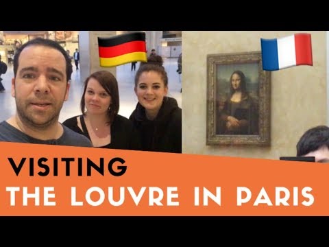 Visiting the Louvre in Paris + Speaking Some German