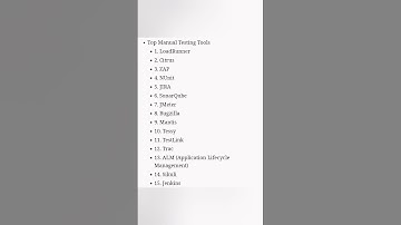 manual testing tools #learn #learning #manual #manualtesting