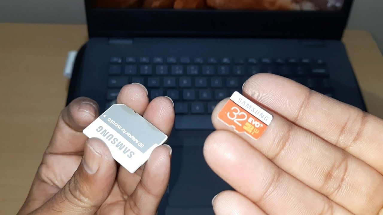 to Insert MicroSD into Laptop - YouTube