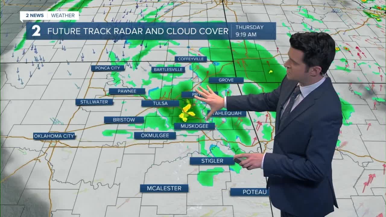 Showers through Thursday Morning - YouTube