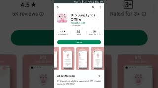 BTS SONGS OFFLINE APP|ONE OF BEST APP FOR BTS LOVERS|PLEASE SUPPORT ME LIKE SUBSCRIBE & COMNENT NAME screenshot 3