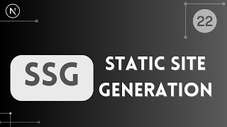 Next.js Darija Tutorial #22 - Static site generation (SSG) شرح بالدارجة
