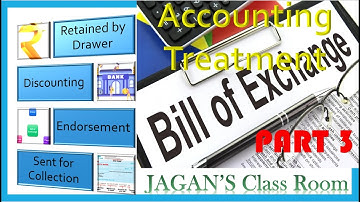 Inter 2nd year BILL OF EXCHANGE -  PART 3  -ACCOUNTING TREATMENT EXPLAINED JOURNAL ENTRIES