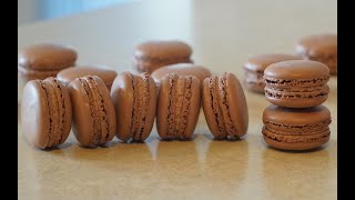 Chocolate Macaron Recipe  With Regular/AllPurpose Flour  No Almond Flour!