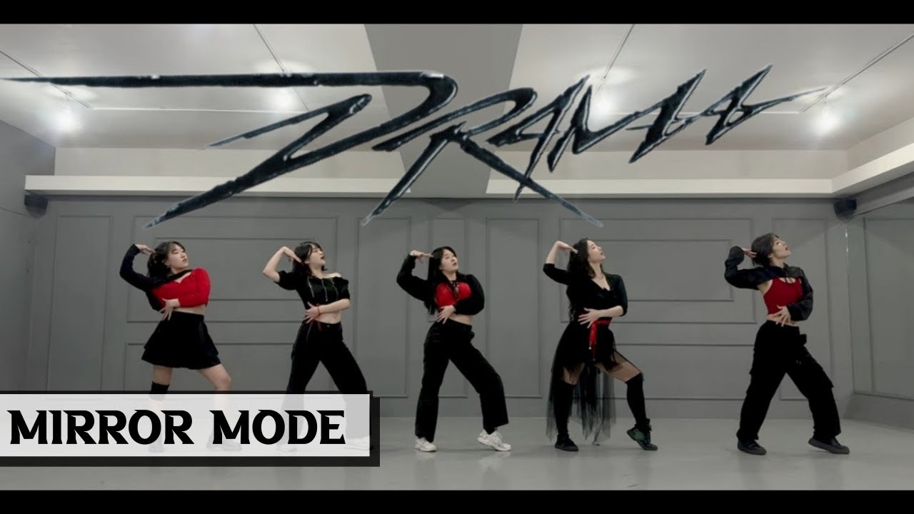 [Fixed & Mirrored Video] aespa (#에스파) - Drama 5인버전 연습영상❤️#practicevideo #kpopdance #kpopvideo