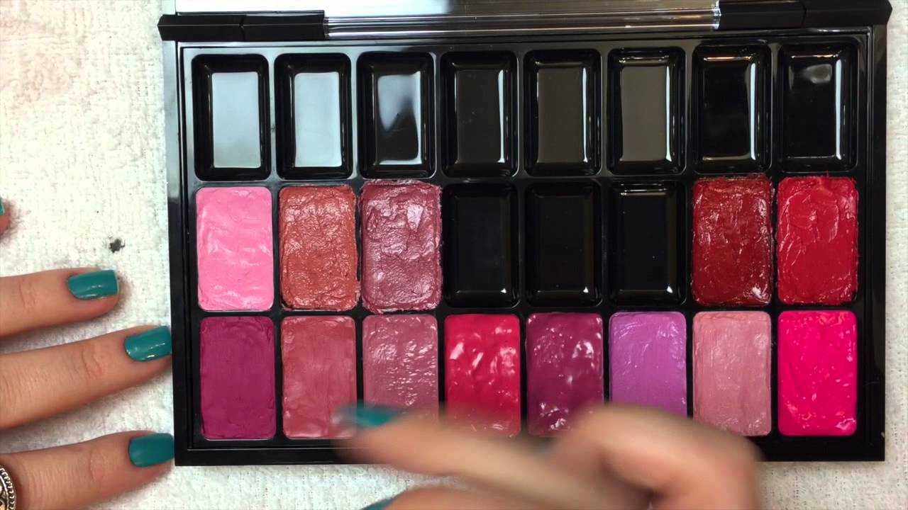 Como depotar batons na paleta da MAC - por Nathália Teodoro