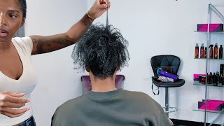 He Said He Never Used Heat… So Why Were His Ends Straight? | Men’s Healthy Hair Journey