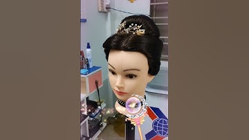 top kiểu tóc búi cao nhanh gọn cho Cô Dâu hoặc tiệc  #tocdep #toccodau #hoclamtoc