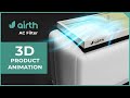 Turn ACs into Powerful Air Purifiers: Airth 3D Animation Showcase