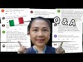 Answering Youtube Comments about Italy | Schengen Visa, Travel, Tourist, Work and Salary