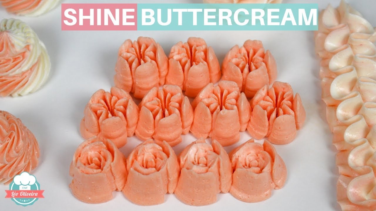 SHINE BUTTERCREAM  COBERTURA RESISTENTE PARA BOLOS - CHEF LÉO OLIVEIRA