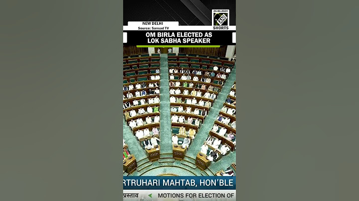 Om Birla elected as speaker of 18th Lok Sabha