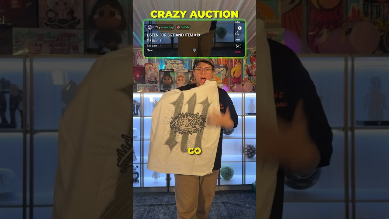 Live Auction "MIVICE : Skull Graphic Tee" #whatnot #reselling #liveauction
