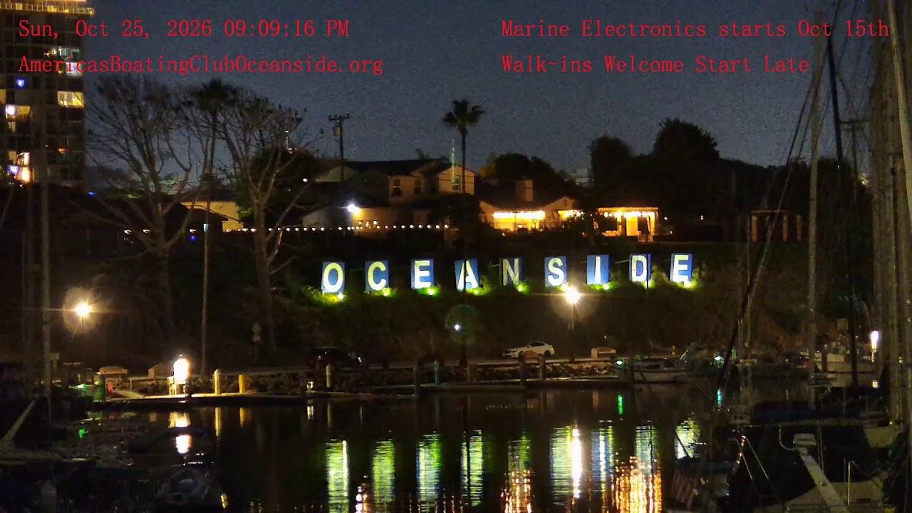Oceanside Harbor Live Camera — Oceanside, CA live camera thumbnail