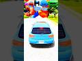 Big and Small Cars🚘 vs Barrier🔥