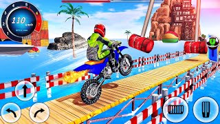 Bike Racing Tracks Simulator 3D - Motor Bike Motocross Impossible Driving - Android GamePlay #4 screenshot 4