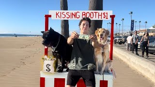 I Ran a $1 KISSINGBOOTH With Dogs