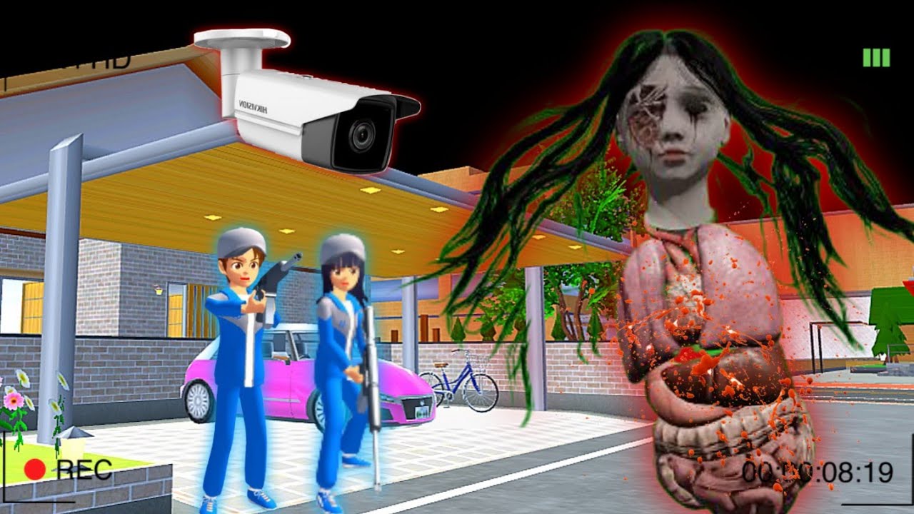 NGERI!! Yuta Mio tew4s melawan Hantu Berkepala!! #sakuraschoolsimulator 