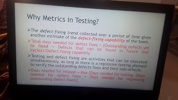 IT8076 Software testing Unit V-Test Metrics and measurement part 1