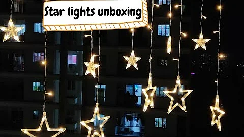 Star Lights Unboxing and Review || Decorative Star Lights || Home Decor lightings || Vahnika Shetty