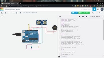 Accident Detection System( Tinker CAD SImulation)