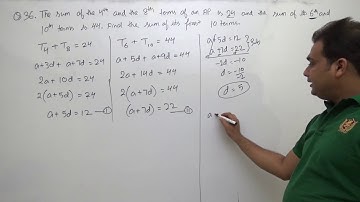 Class 10 Maths (Ex 5C  Q36)  Arithmetic Progression (R S Agarwal 2019)