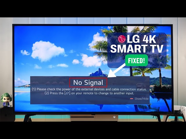 LG Smart TV: No Signal But HDMI Connected? - How To Fix on LG 4K webOS! class=