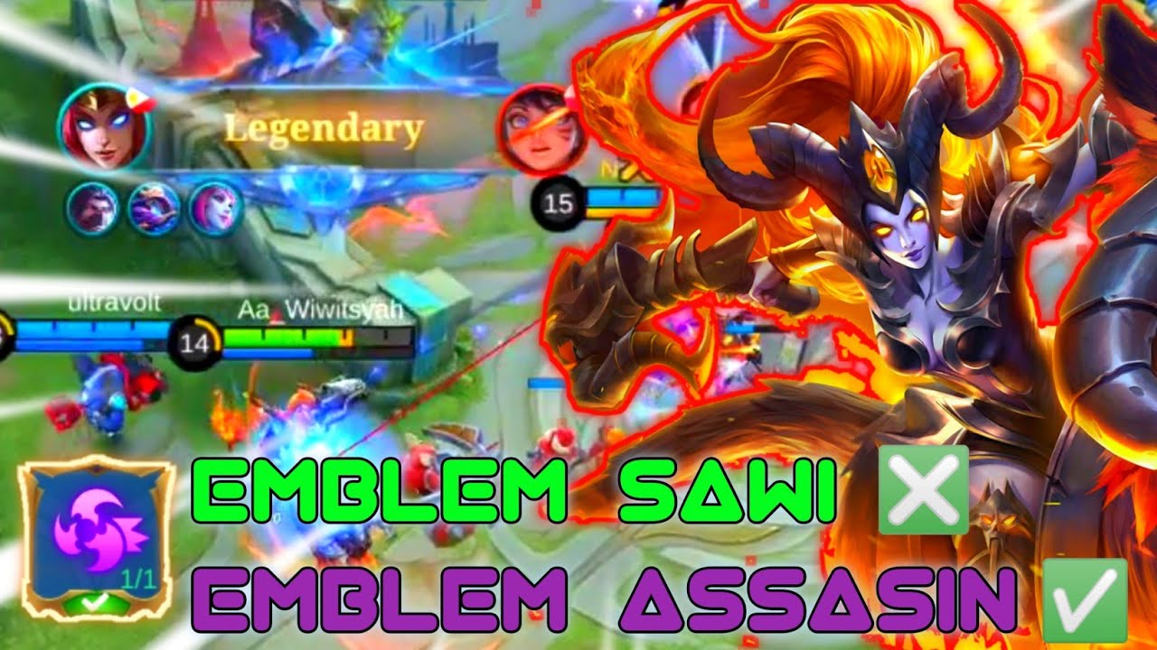 EMBLEM ASSASSIN IRITHEL INSPIRE GAME PLAY - MOBILE LEGENDS