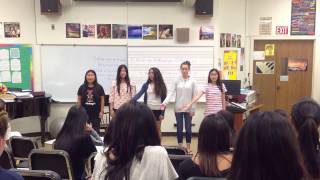 "Thinking Out Loud" by Sam, Keala, Taylor, Natalie and Rina