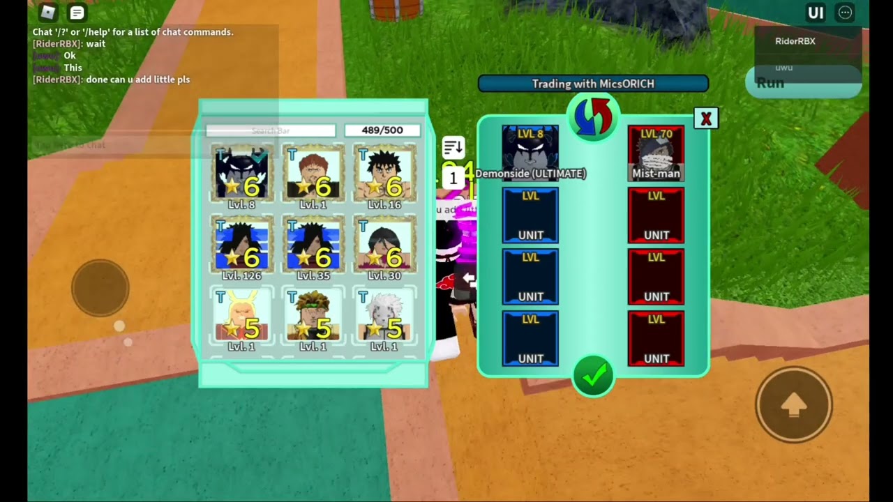 TRADING FOR MISTMAN | W or L |