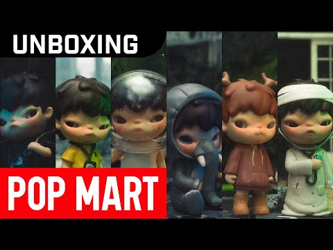 UNBOXING @POPMARTOFFICIAL HIRONO - CITY OF MERCY SET | Visual Dessert