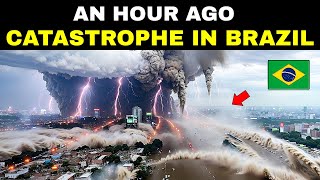 WATCH as Brazil is Swallowed by Water. This is the wrath of God (RAINS IN RIO GRANDE)