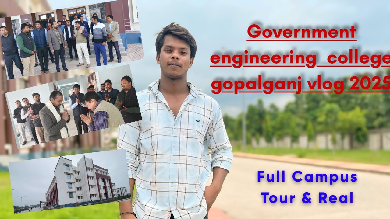 🎓 Government Engineering College Vlog 2025 | Full Campus Tour & Real Student Life 🔥