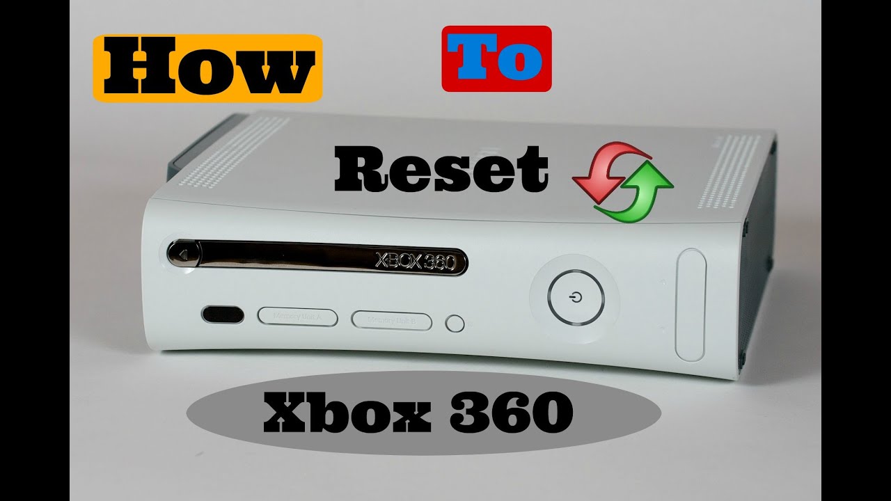 hard reset xbox 360
