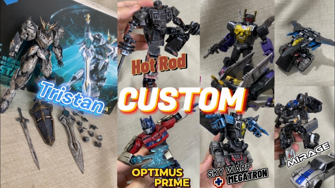 Tổng Hợp CUSTOM Optimus, Tristan, Hotrod, Kickback, Skywarp, Mirage.