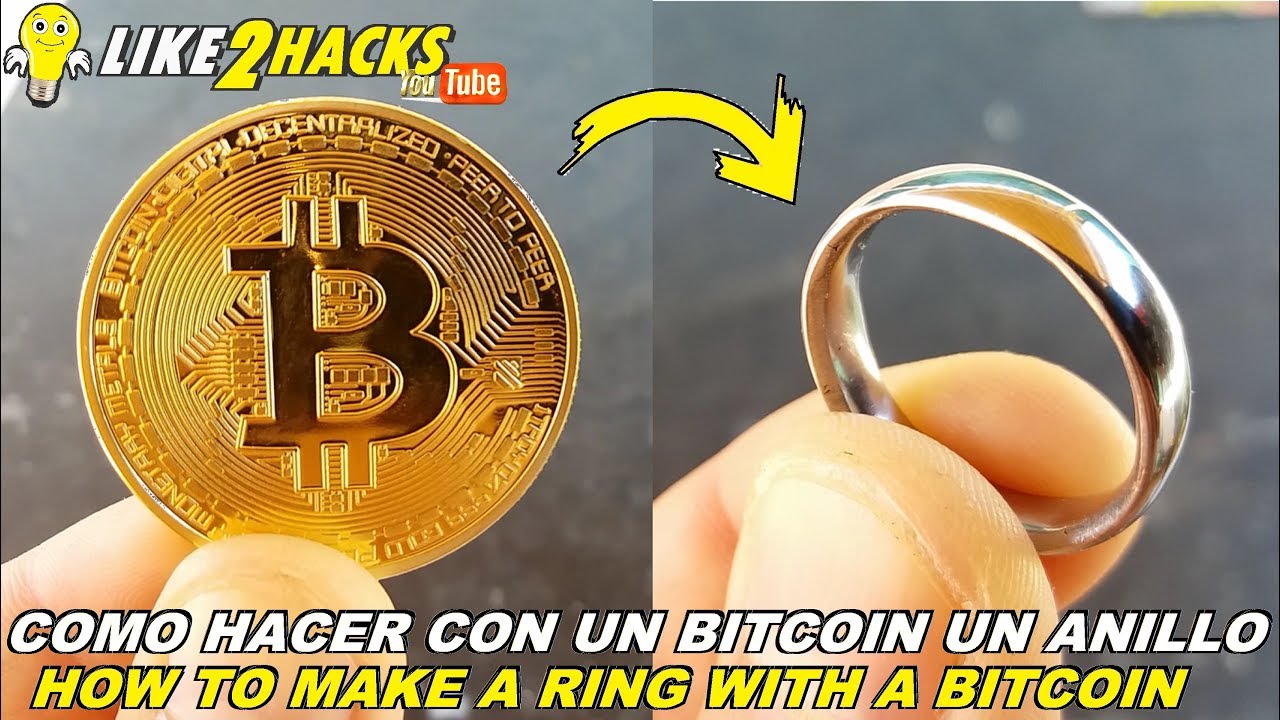 💍Como HACER un ANILLO con un BITCOIN 💍How to MAKE a RING with a BITCOIN |  Powerful Creations