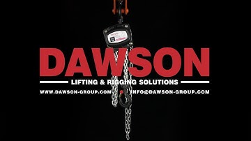 DAWSON DSHS-G MANUAL CHAIN BLOCK WITH OVERLOAD PROTECTION, CHAIN HOIST FOR LIFTING